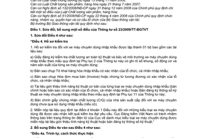 Thông tư 41/2011/TT-BGTVT sửa đổi thông tư 23/2009/TT-BGTVT