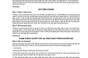 Thông tư 39/2011/TT-BGTVT hướng dẫn thực hiện Nghị định 11/2010/NĐ-CP