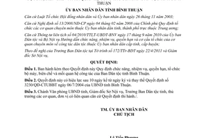 Quyết định 09/2011/QĐ-UBND quyền hạn biên chế mối quan hệ công tác Ban Dân tộc