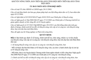Quyết định 13/2011/QĐ-UBND tiêu chuẩn khuyến nông viên cộng tác viên Điện Biên