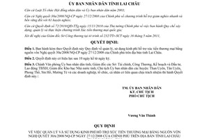 Quyết định 15/2011/QĐ-UBND quản lý, sử dụng kinh phí hỗ trợ xúc tiến thương mại