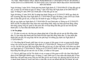 Chỉ thị 18/2011/CT-UBND triển khai thực hiện Nghị định 17/2010/NĐ-CP bán đấu giá