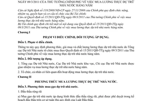 Thông tư 70/2011/TT-BTC quy định chi tiết nội dung Quyết định 15/2011/QĐ-TTg