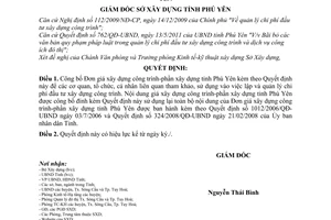 Quyết định 50/QĐ-SXD công bố Đơn giá xây dựng công trình-phần xây dựng