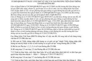 Thông báo 715/ĐKVN-VAR sửa đổi cải tạo phương tiện giao thông cơ giới đường bộ