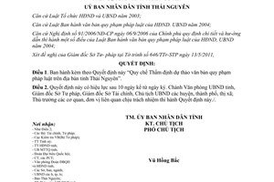 Quyết định 22/2011/QĐ-UBND Quy chế Thẩm định dự thảo văn bản quy phạm pháp luật