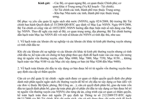 Công văn 7103/BTC-NSNN hạch toán Mục lục Ngân sách nhà nước khoản chi Ngân sách