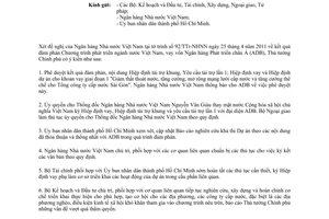 Công văn 2795/VPCP-QHQT phê duyệt kết quả đàm phán Chương trình phát triển