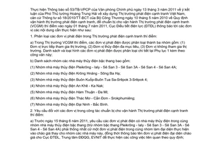 Công văn 288/ĐTĐL-TTĐL vận hành Thị trường phát điện cạnh tranh