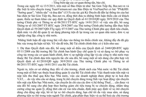Công văn 6238/BTC-VP phối hợp thông tin tuyên truyền