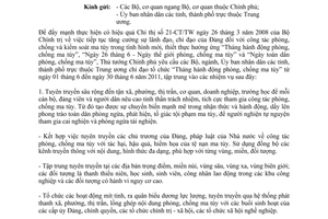 Công văn 768/TTg-KGVX  tổ chức Tháng hành động phòng, chống ma túy