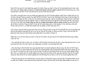 Công văn 29-CV/TCTC  mạo danh Tổng cục thuế và Tạp chí Tài chính