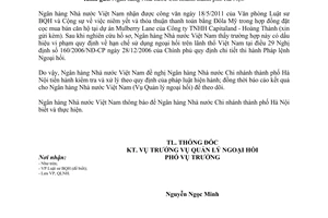 Công văn 4012/NHNN-QLNH kiểm tra và xử lý vi phạm