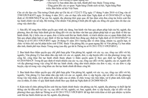 Công văn 3364/VPCP-KSTT triển khai hoạt động kiểm soát thủ tục hành chính