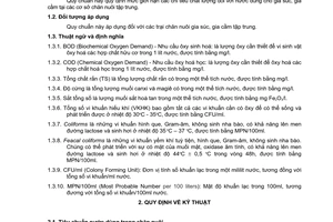 Quy chuẩn kỹ thuật Quốc gia QCVN 01-39:2011/BNNPTNT về vệ sinh nước dùng trong chăn nuôi do Bộ Nông nghiệp và Phát triển nông thôn ban hành