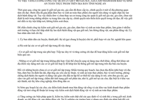 Chỉ thị 19/2011/CT-UBND quản lý giết mổ gia súc gia cầm đảm bảo vệ sinh an toàn thực phẩm Nghệ An