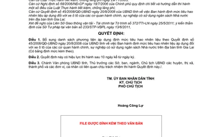 Quyết định 15/2011/QĐ-UBND bổ sung Quyết định 45/2008/QĐ-UBND