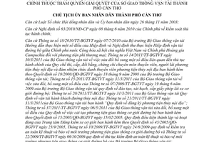 Quyết định 1524/QĐ-UBND Công bố thủ tục hành chính của Sở Giao thông vận tải