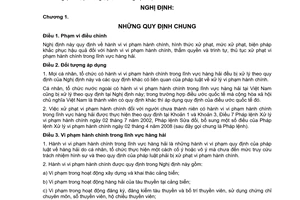 Nghị định 48/2011/NĐ-CP xử phạt vi phạm hành chính trong lĩnh vực hàng hải