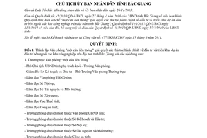 Quyết định 780/QĐ-UBND thành lập Văn phòng một cửa liên thông