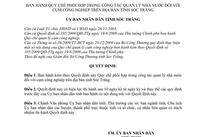 Quyết định 21/2011/QĐ-UBND Quy chế phối hợp trong công tác quản lý nhà nước