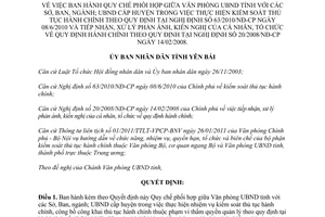 Quyết định 876/QĐ-UBND 2011 phối hợp kiểm soát thủ tục hành chính tiếp nhận xử lý kiến nghị Yên Bái