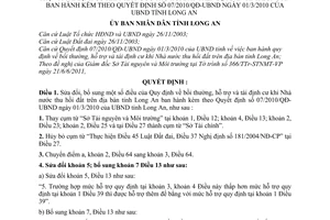 Quyết định 17/2011/QĐ-UBND sửa đổi Quy định bồi thường, hỗ trợ và tái định cư