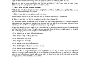 Thông tư 28/2011/TT-BYT sửa đổi Thông tư 13/2010/TT-BYT hướng dẫn quản lý bộ