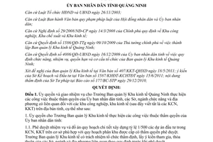 Quyết định 1991/2011/QĐ-UBND ủy quyền và giao nhiệm vụ cho Ban quản lý KKT
