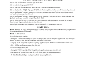 Quyết định 2083/QĐ-UBND  chương trình lập quy hoạch xây dựng nông thôn mới