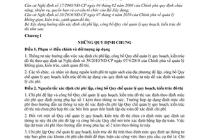 Thông tư 07/2011/TT-BXD hướng dẫn xác định chi phí lập, công bố quy chế quản lý