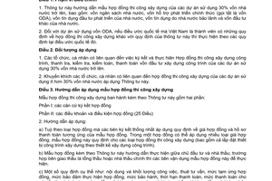 Thông tư 09/2011/TT-BXD hướng dẫn mẫu hợp đồng thi công xây dựng công trình