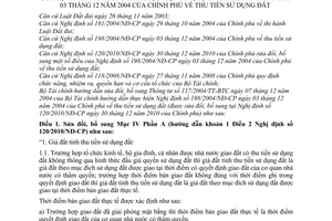 Thông tư 93/2011/TT-BTC sửa đổi Thông tư 117/2004/TT-BTC hướng dẫn Nghị định 198