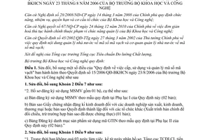 Thông tư 16/2011/TT-BKHCN sửa đổi cấp, sử dụng và quản lý mã số mã vạch