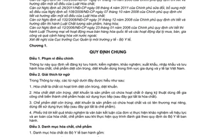 Thông tư 29/2011/TT-BYT quản lý hóa chất, chế phẩm diệt côn trùng