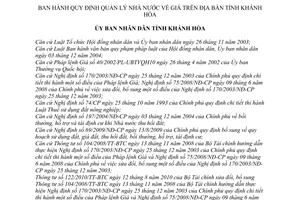 Quyết định 11/2011/QĐ-UBND quản lý nhà nước về giá