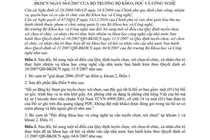 Thông tư 08/2011/TT-BKHCN tổ chức cá nhân chủ trì thực hiện nhiệm vụ khoa học