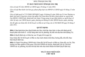 Quyết định 10/2009/QĐ-UBND đánh giá kế hoạch phát triển kinh tế xã hội Quảng Trị