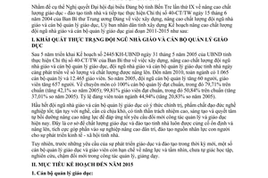 Kế hoạch 2180/KH-UBND năm 2011 nâng cao chất lượng đội ngũ nhà giáo cán bộ quản lý giáo dục tỉnh Bến Tre
