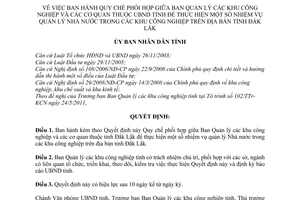 Quyết định 10/2011/QĐ-UBND Quy chế phối hợp giữa Ban Quản lý khu công nghiệp