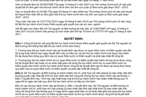 Quyết định 1332/QĐ-UBND năm 2011 công bố bãi bỏ Bộ thủ tục hành chính thuộc thẩm