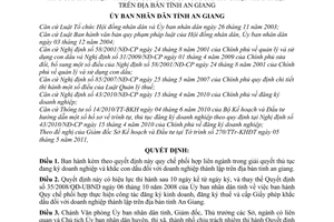 Quyết định 21/2011/QĐ-UBND  quy chế phối hợp liên ngành