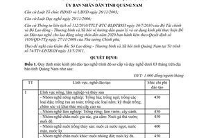 Quyết định 09/2011/QĐ-UBND mức kinh phí đào tạo nghề trình độ sơ cấp