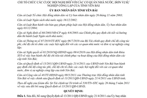 Quyết định 17/2011/QĐ-UBND sửa đổi Quy định chế độ công tác phí