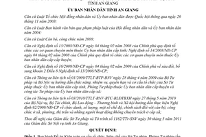 Quyết định 27/2011/QĐ-UBND Kiện toàn cơ cấu tổ chức biên chế của Sở Tư pháp