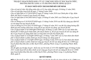 Quyết định 3061/QĐ-UBND duyệt đồ án điều chỉnh và mở rộng quy hoạch chi tiết