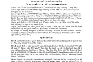 Quyết định 42/2011/QĐ-UBND Quy chế tổ chức và hoạt động Ban Quản lý Đầu tư