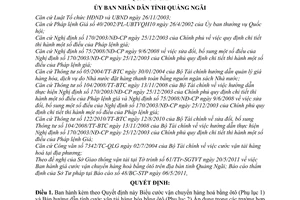 Quyết định 13/2011/QĐ-UBND giá cước vận chuyển hàng hóa bằng ôtô