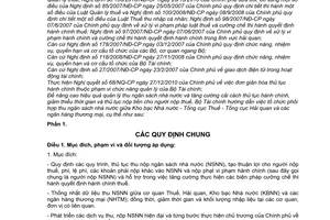 Thông tư 85/2011/TT-BTC hướng dẫn quy trình tổ chức phối hợp thu ngân sách