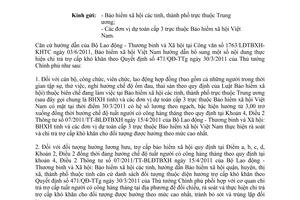 Công văn 2538/BHXH-BC hướng dẫn bổ sung chi trợ cấp khó khăn